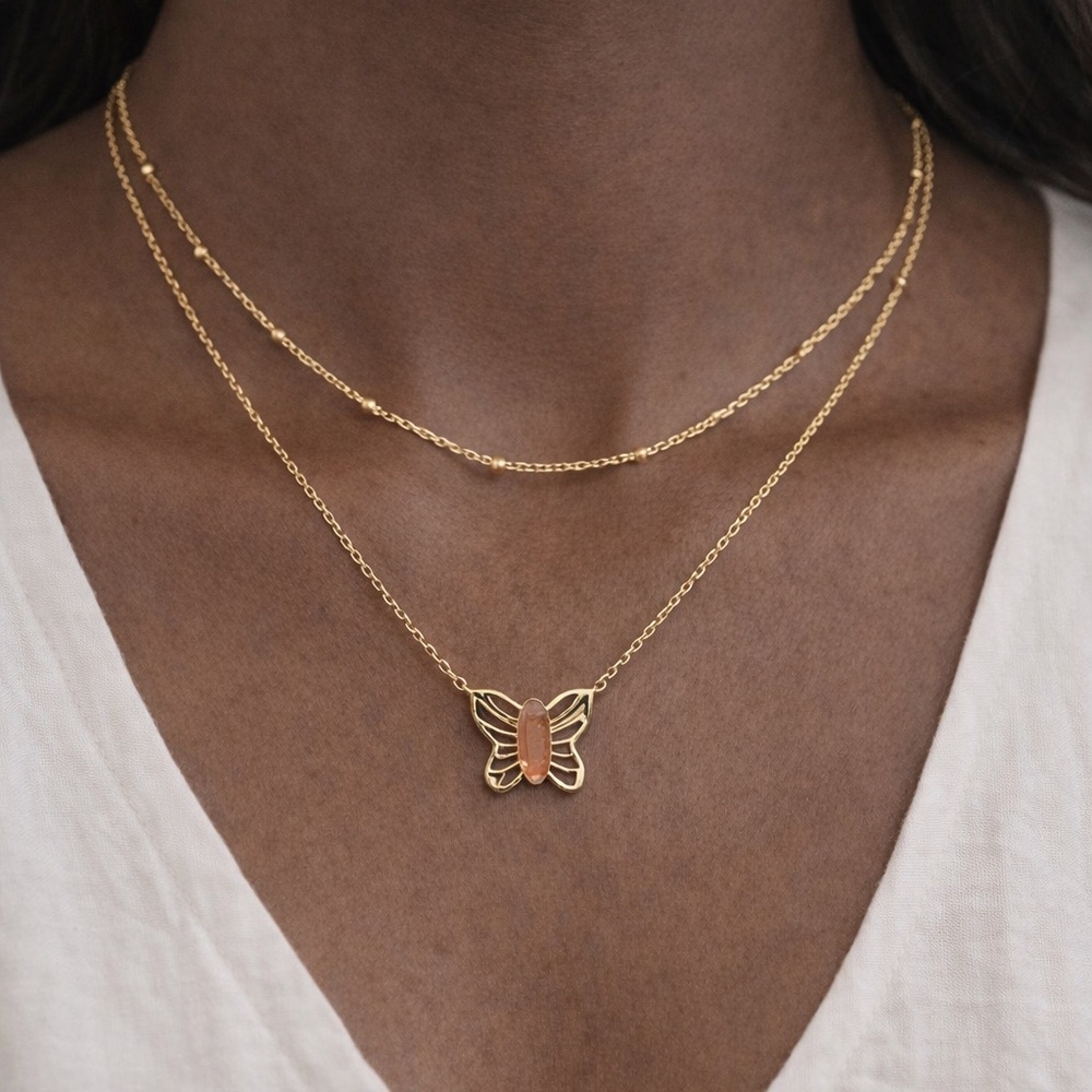 Kendra Scott Butterfly Multi-Strand Necklace